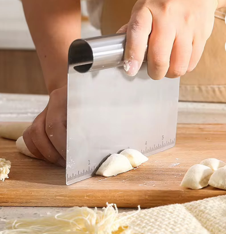 Paslanmaz Çelik Hamur Kesme Spatulası