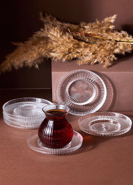 6'Lı Çay Tabağı